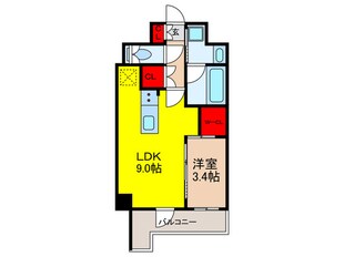 ﾋﾞｴﾗｺｰﾄ日本橋久松町の物件間取画像